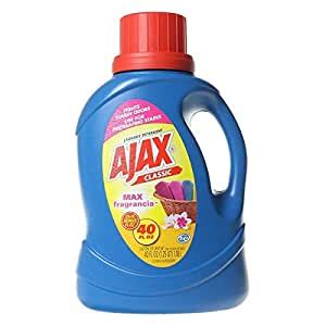 amazoncom ajax laundry detergent liquid oz  classic package