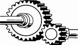 Gears Vector Openclipart Clipground Rim sketch template