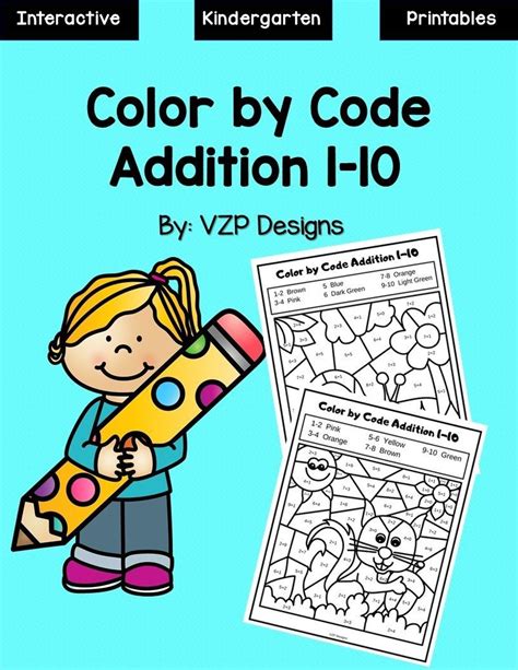 color  code addition   freebie vzp designs addition