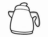 Coloring Teapot Cliparts Coloringcrew Book Dibujo Cafe Clipart Colorear Library Favorites Add sketch template