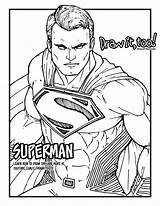 Superman Drawing League Draw Justice Tutorial Coloring Too Getdrawings sketch template