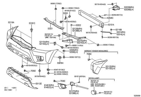 toyota tacoma front  parts diagram