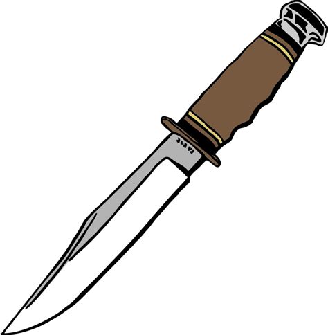 bowie knife kitchen knives clip art knife clipart png