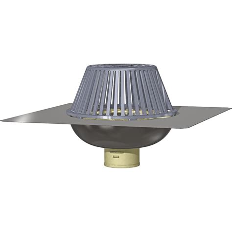 stainless steel roof drain copperlab