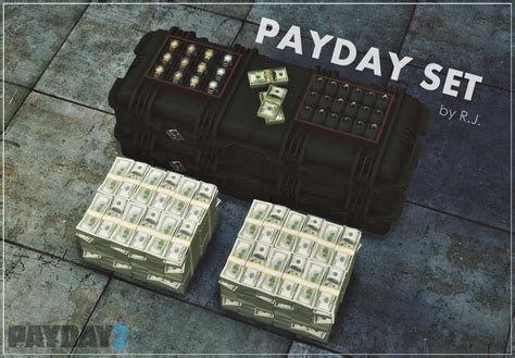 sims  blog payday decorative money set  rjayden
