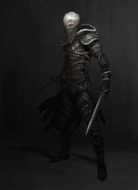 Assassin By Mineworker Dark Elf Drow Short Swords Thief
