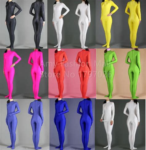 Sexy Lycra Spandex Unisex Party Leotard Catsuit Halloween Party Costume