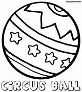 Ball Colouring Coloring Pages Crystal Template sketch template