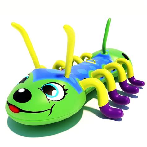 Inflatable Pool Toy Centipede 3d Model Obj