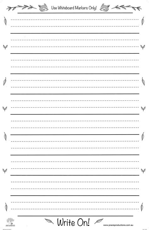 write  large laminated dotted thirds chart praxis productions