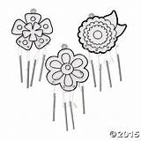 Wind Drawing Chimes Chime Getdrawings sketch template