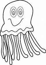Jellyfish Coloring Clipart Cute Outline Yellow Drawing Pages Clip Spongebob Use Clipartmag Draw 2000 Wikiclipart Getdrawings Wecoloringpage sketch template