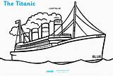 Titanic Colouring Clipartmag sketch template