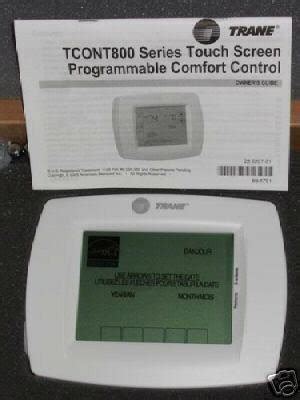 trane xl tcontasaaa touch screen thermostat  tcont