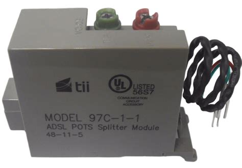 tii    dsl adsl pots splitter module telephone systems pbx