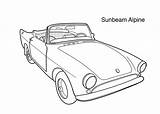 Coloring Sunbeam Super Cars Alpine Kids Car Pages 22kb 2079 Printable 4kids sketch template