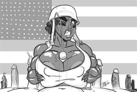 rule 34 1girls aeolus06 american flag areolae big breasts breasts