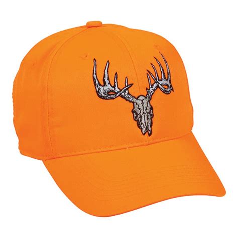 Blaze Orange Deer Skull Hunting Hat Hunting Hat Deer Skulls Hats