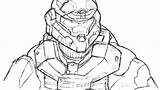 Coloring Halo Spartan Pages Getcolorings Color sketch template