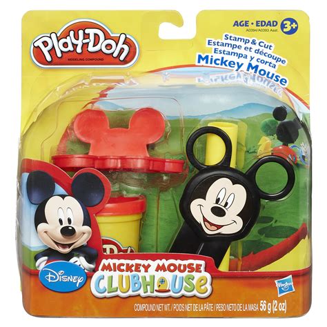 play doh disney junior mickey mouse clubhouse stamp cut mickey set