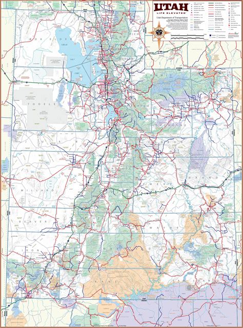 large utah maps     print high resolution  detailed maps