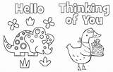 Printable Cards Coloring Pages Kids Highlights Thinking Colouring Thank Printables Activities Friends Teacher Postcards School Sunday Children Choose Board Things sketch template