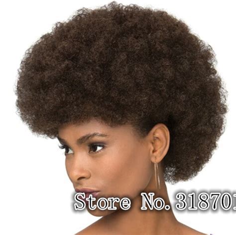 Buy Dark Brown Colour African Afro Wigs For Black Men
