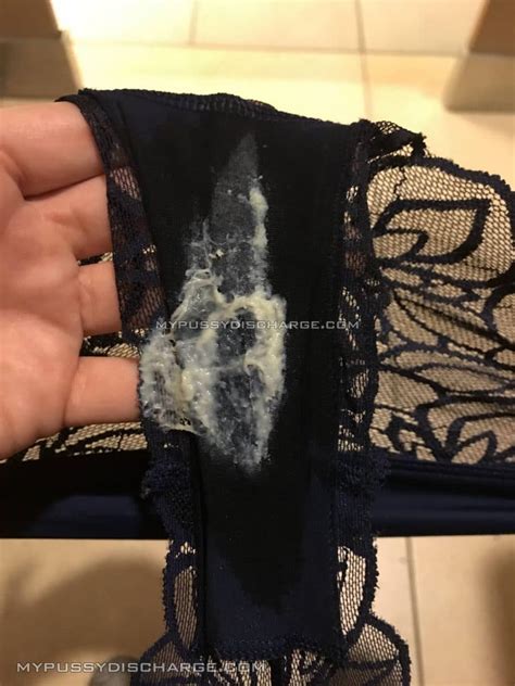blonde ovulation discharge on creamy panties my pussy discharge