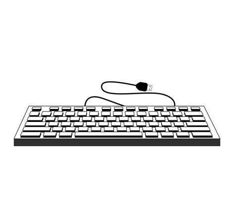 keyboard coloring page png myfreedrawings