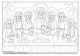 Supper Colouring Activityvillage sketch template