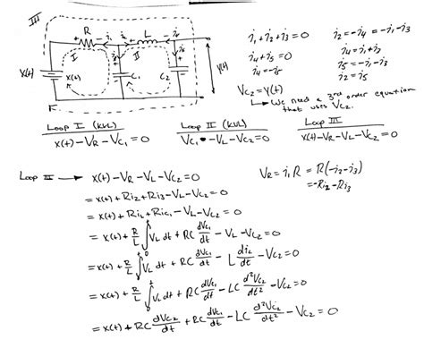 passive networks differential equation   lc  pass filter electrical engineering stack