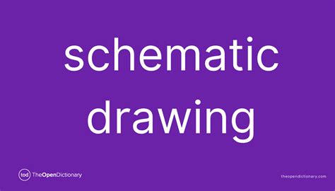 schematic drawing meaning  schematic drawing definition  schematic drawing