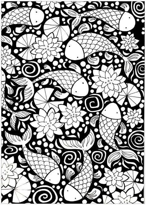 fish coloring     fish kids coloring pages
