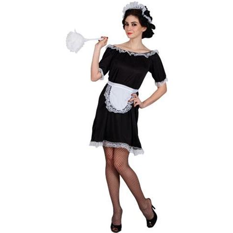 sexy french maid ladies fancy dress hen party uniform
