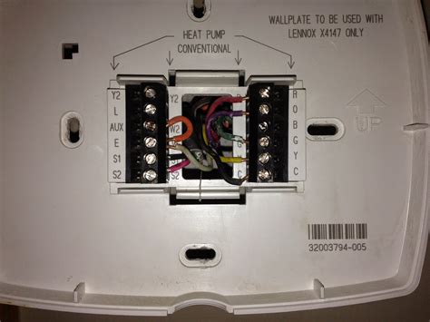 wire  lennox thermostat im  trouble   wire   thermostat lennox