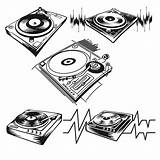 Dj Drawing Turntable Record Player Tattoo Svg Cuttable Turntables Etsy Eps Dxf  Music Getdrawings Embroidery Designs Djs Silhouette Logo sketch template