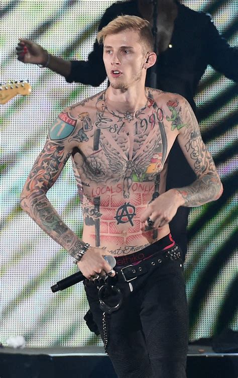 Machine Gun Kelly S Tattoos And Their Meanings Popsugar Beauty