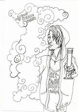 Stoner Smoker Stoners Wonderland Paintingvalley Trippy sketch template
