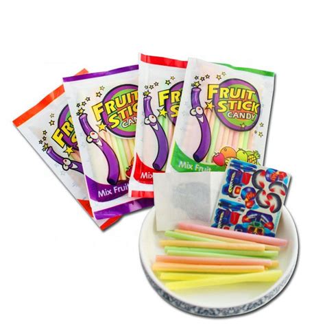 halal cc stick candy  multicolor rainbow fruit long straw haccp approved
