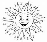 Sun Coloring Pages Line Clip Drawing Summer Happy Colouring Kids Print Activities Solar Printable System Kidprintables Gif Return Main Sponsored sketch template