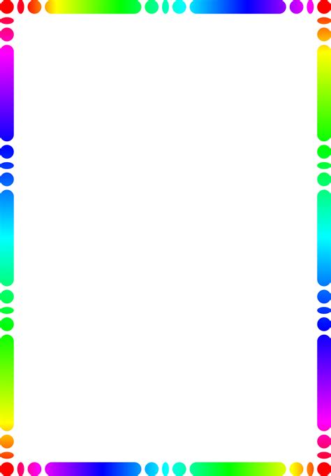 color page border design