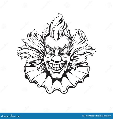 clown coloring pages scary    freely  images