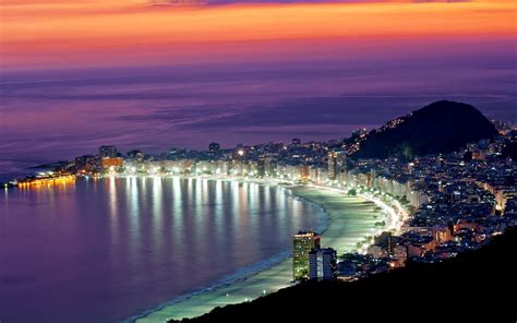 beautiful beaches  brazil plage de copacabana rio de janeiro