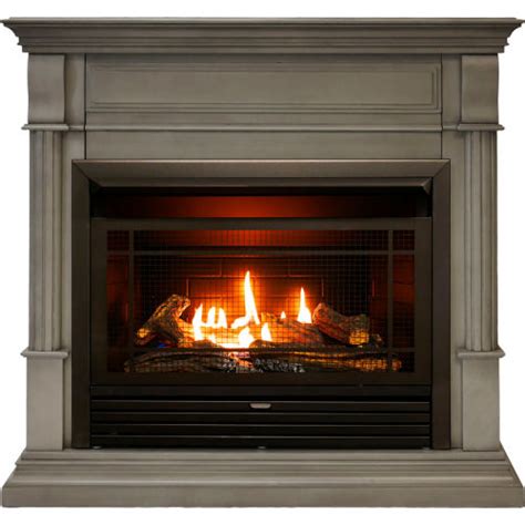 Duluth Forge Dual Fuel Ventless Gas Fireplace W Mantel 26000 Btu T