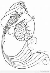 Mermaid Coloring Pages Evil Printable Choose Board Fairy Adults sketch template
