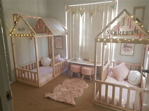 Pin By Emily Lininger On Cameretta Shared Girls Bedroom Twin Girl