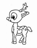 Coloring Clarice Rudolph Pages Getcolorings Printable Attractive Reindeer sketch template