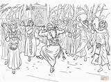 Ark Covenant Colorare Josiah Dibujos Kleurplaten Arca Hebrew Uzzah Disegni Supercoloring Tegninger Foran Danser Ispirazione Furnace Danza Chosen Divyajanani Ante sketch template