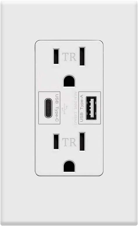 usb  outlet  power delivery duplex receptacle  duplex receptacle  wall charger