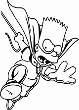 Coloring Simpson Homer Pages Printable Bart Color Print Getcolorings sketch template